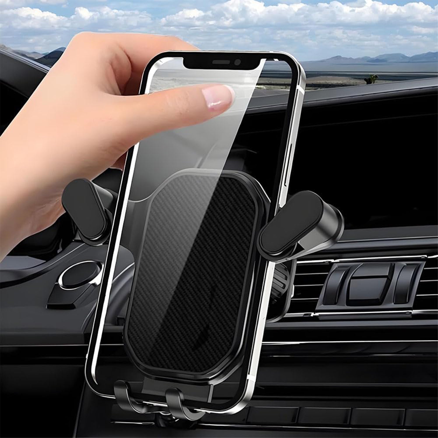 Plastic Car Mobile Holder (1 Pc) - Zidbik