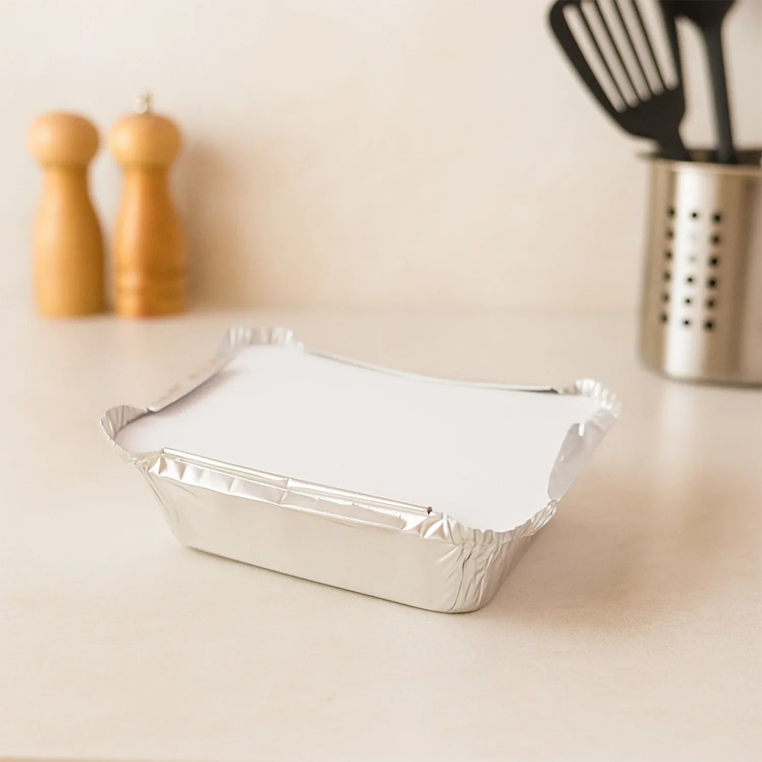 Disposable Aluminium Food Containers With Lids 250 Ml Capacity (Pack Of 25) - Zidbik