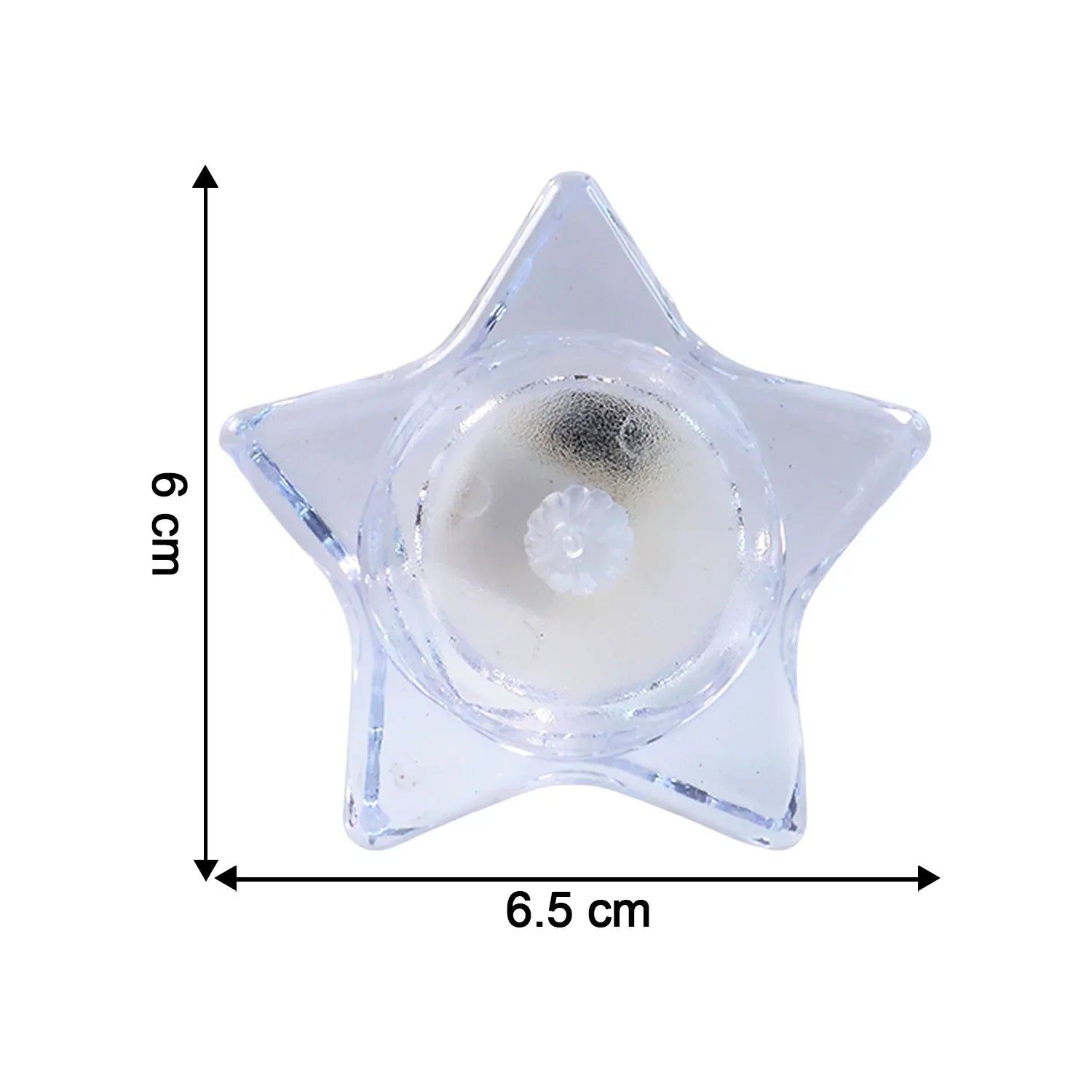 Flameless Star-shaped Led Candles (6 Pc Set) - Zidbik