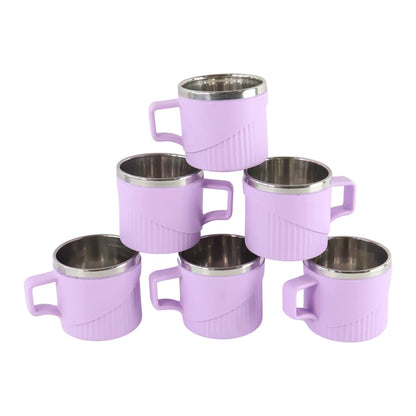 Apex Sturdy Tea Coffee Cup - (6 Pc Set) - Zidbik