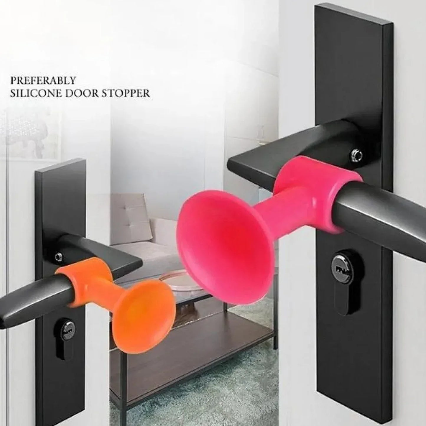1442 Door Stopper Mini Anti-collision Silicone Door Handle Crash Pad - Zidbik
