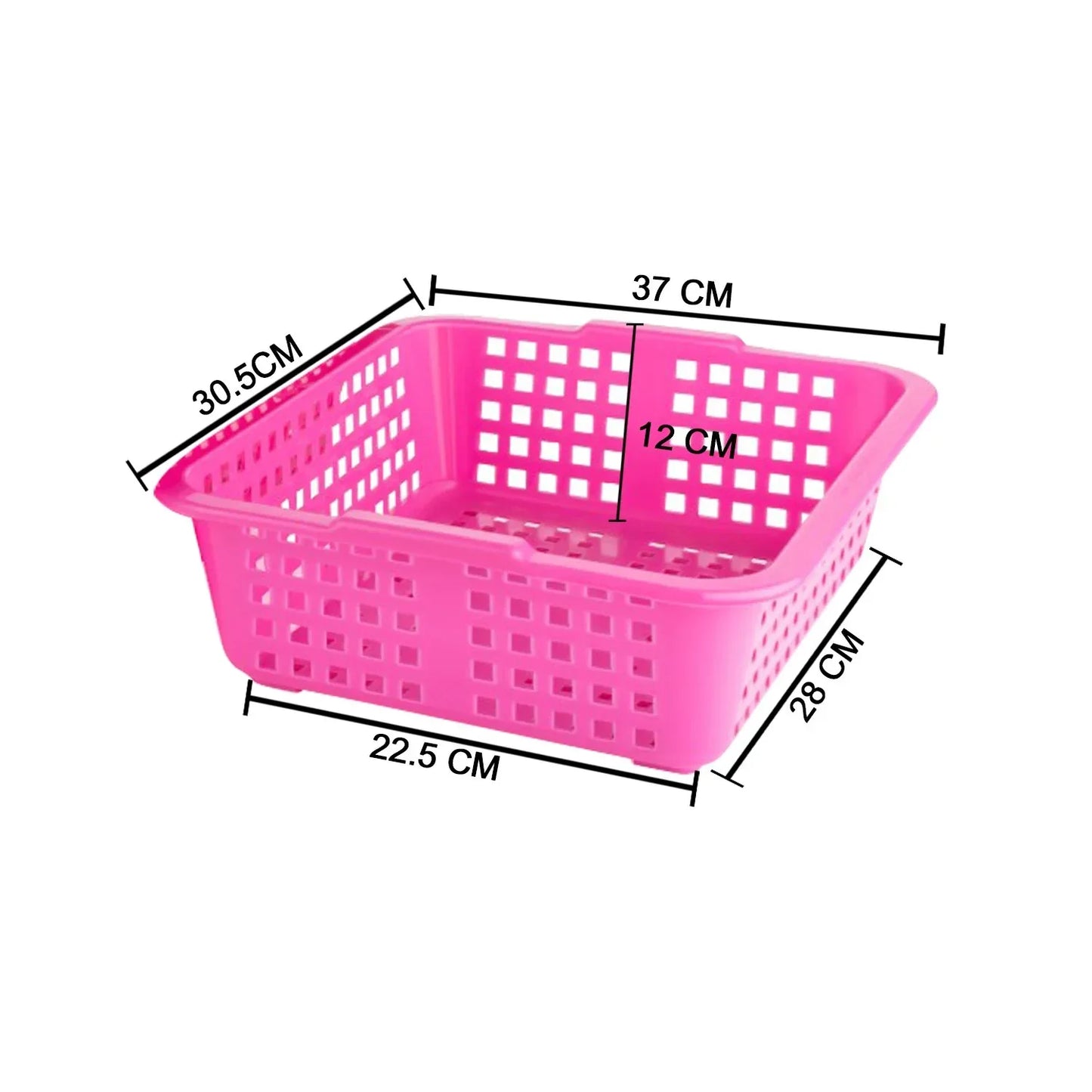 2482 Plastic Medium Size Cane Fruit Baskets - Zidbik