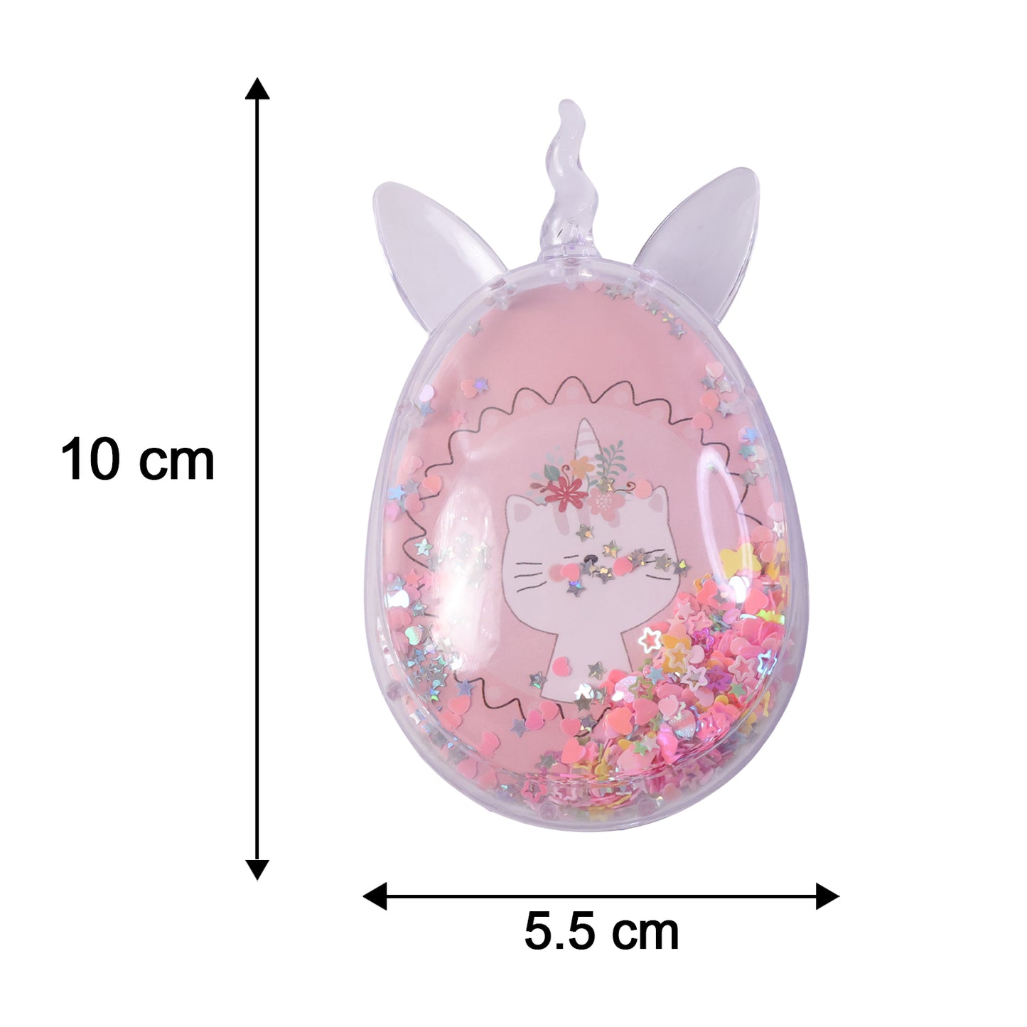 Cute Unicorn Theme Magic Floating Glitter Hair Comb (1 Pc)
