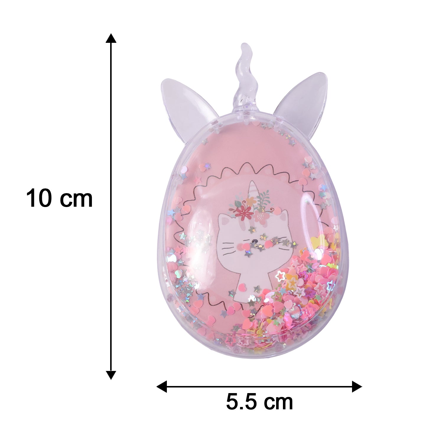 Cute Unicorn Theme Magic Floating Glitter Hair Comb (1 Pc)