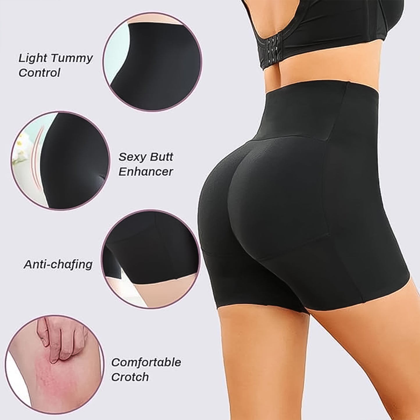 Womens Butt Lifter Padded Underwear Hip Pads Body Shaper Control Knickers Hip Pad (1 Pc  Large) - Zidbik