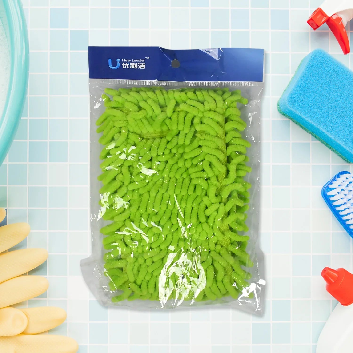 7848 Microfiber Flexible Mop Cleaning Accessories Microfiber Mop Brush Drywet Home Kitchen Office Cleaning Brush Extendable Handle - Zidbik