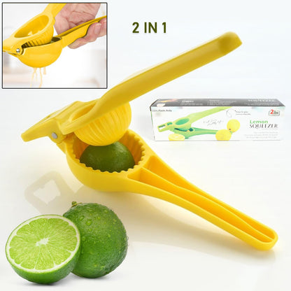 2176 Kitchen 2 In 1 Unbreakable Lemon Squeezer And Bottle Opener (1 Pc) - Zidbik