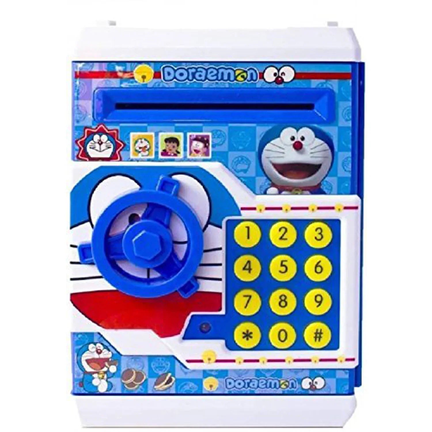 4508 Money Safe Atm Kids Piggy Savings Bank With Electronic Lock Piggy Bank Atm With Password Cartoon Piggy Bank For Kids - Zidbik