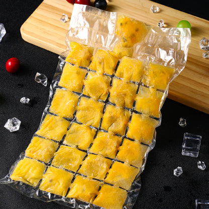 2905 Disposable Ice Cube Bags Stackable Easy Release Ice Cube Mold Trays Self-seal Freezing Makercold Ice Pack Cooler Bag For Cocktail Food Wine - Zidbik