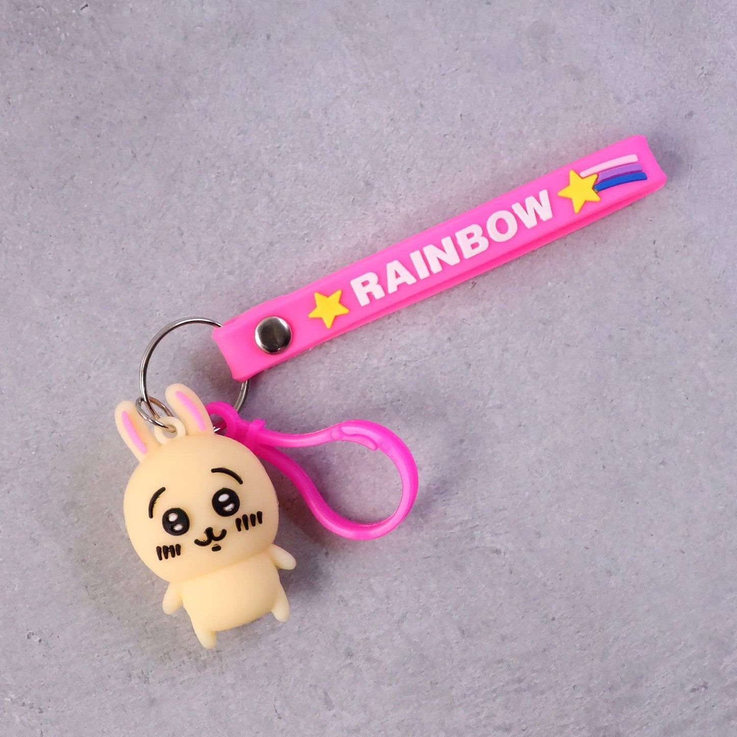 Cute Bunny Character Keychain (1 Pc) - Zidbik