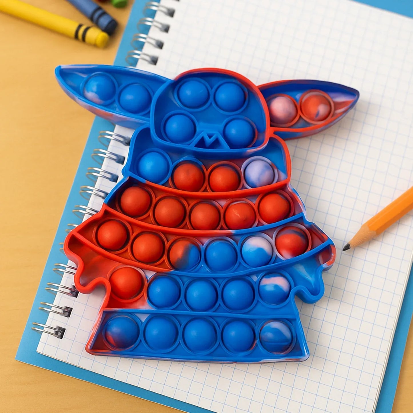 Premium Cartoon Shape Silicone Pop It Fidget Toy (1 Pc) - Zidbik