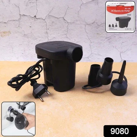 9080 Electric Air Pump For Ball Balloon ( 3 Nozzle ) - Zidbik