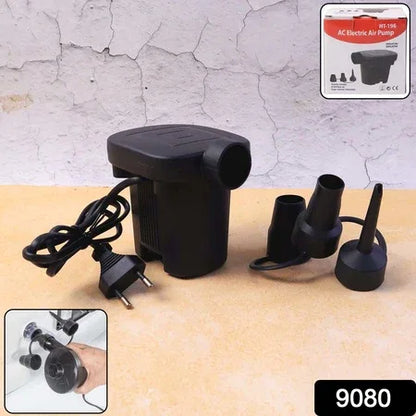 9080 Electric Air Pump For Ball Balloon ( 3 Nozzle ) - Zidbik