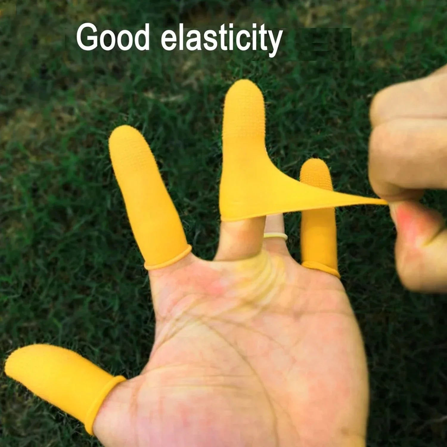 Finger Caps Silicone Finger Protectors Sleeves (Finger Cots 145 Pcs Set Approx) - Zidbik