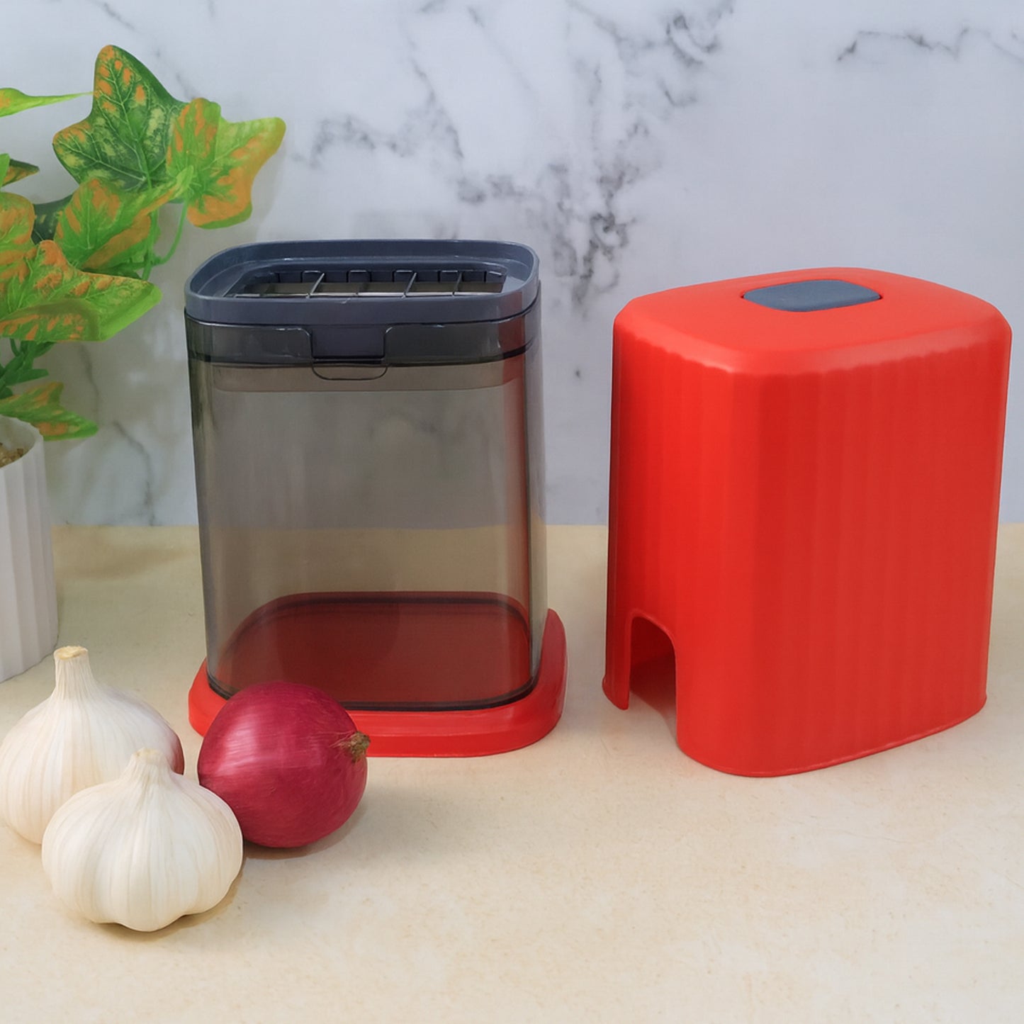 Supermom Multipurpose Onion Garlic  Vegetable Chopper (1 Pc) - Zidbik