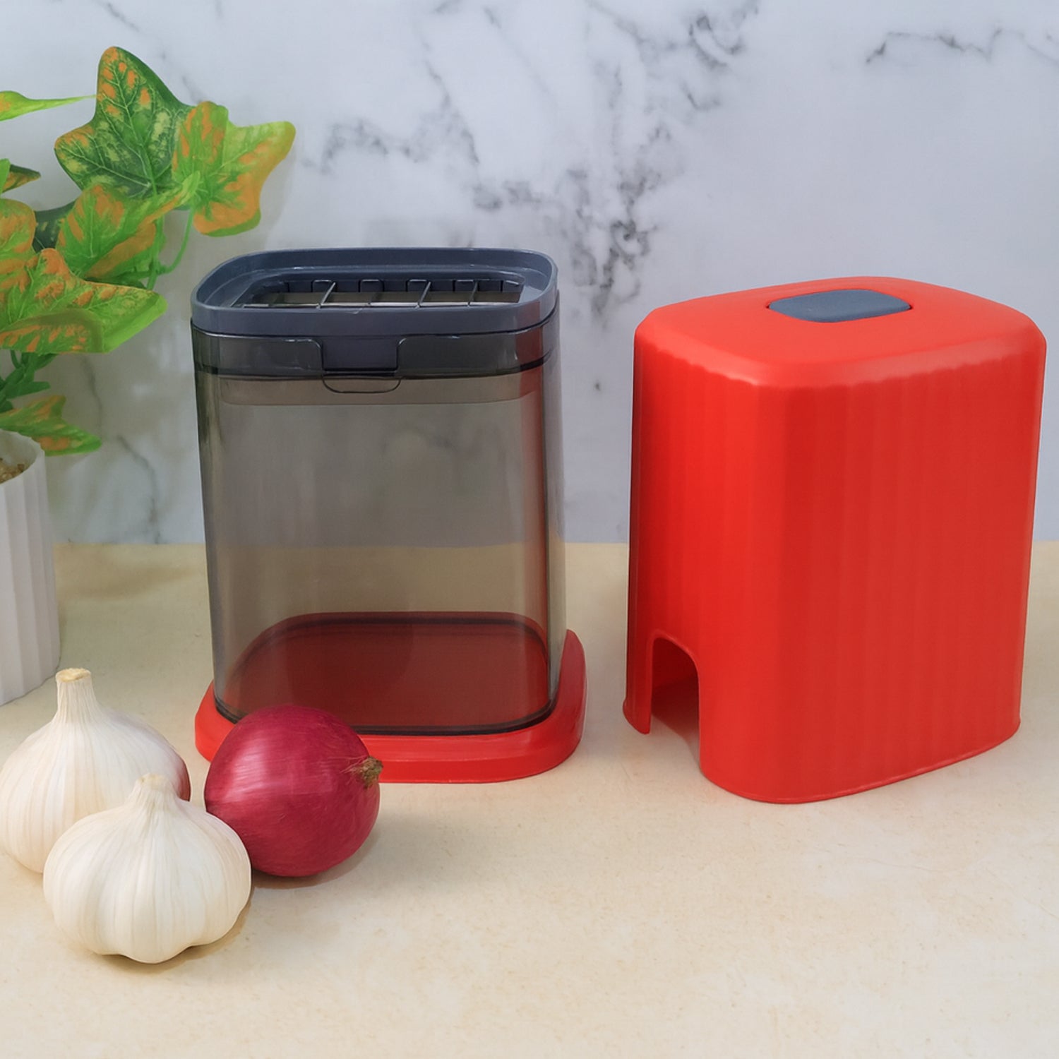 Supermom Multipurpose Onion Garlic  Vegetable Chopper (1 Pc) - Zidbik