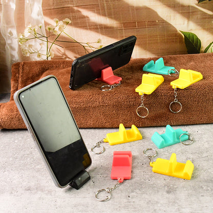 Plastic 2-in-1 Mobile Stand Keychain (9 Pc) - Zidbik