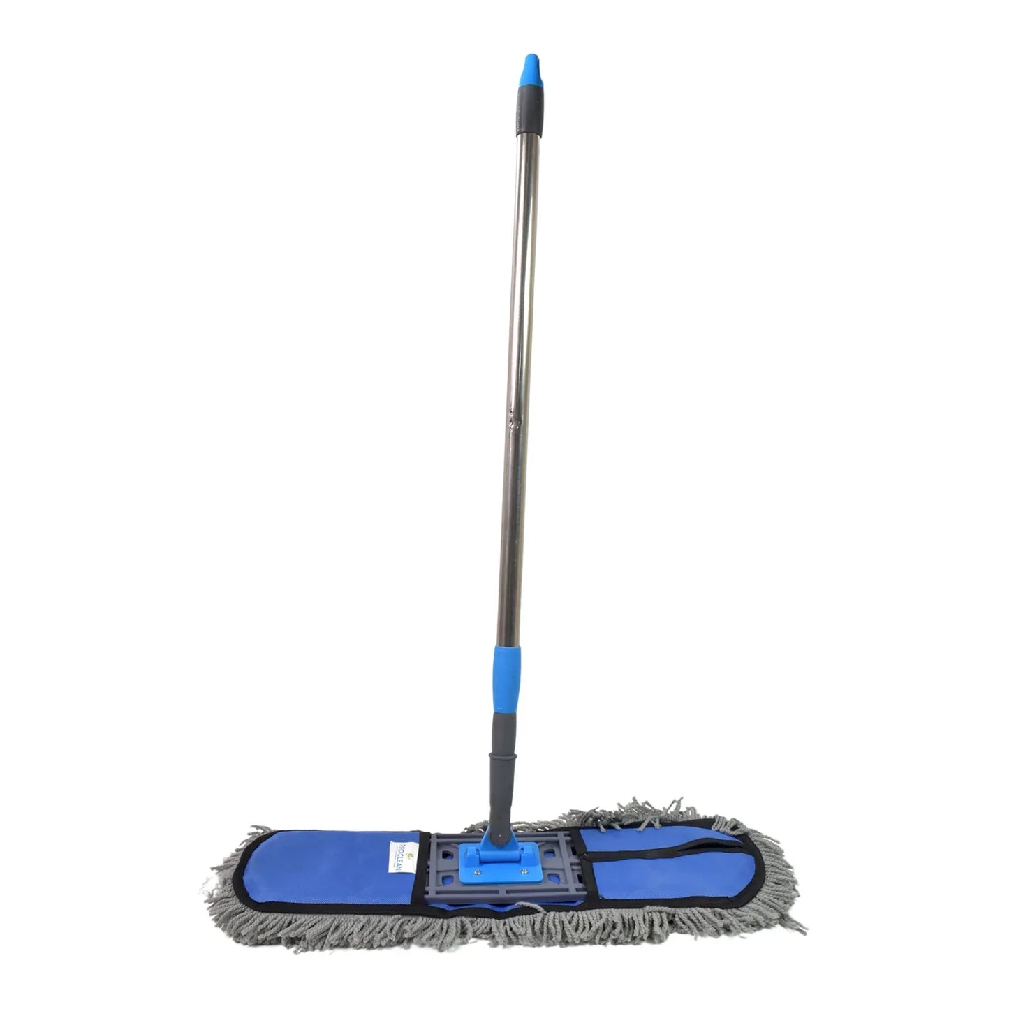 Wet And Dry Cotton Pad Floor Mop With Long Aluminium Handle (1 Pc Large) - Zidbik