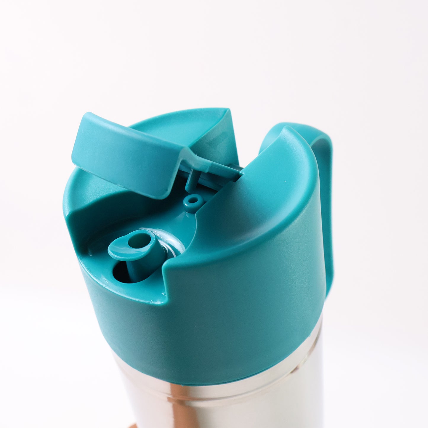 Stainless Steel Fresh Oil Pourer Bottle With Flip Lid And Handle Approx 1000ml (1 Pc) - Zidbik