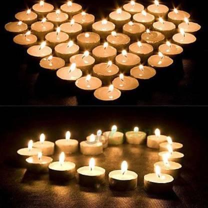 1222 Festival Decorative - Led Tealight Candles (White 24 Pcs) - Zidbik