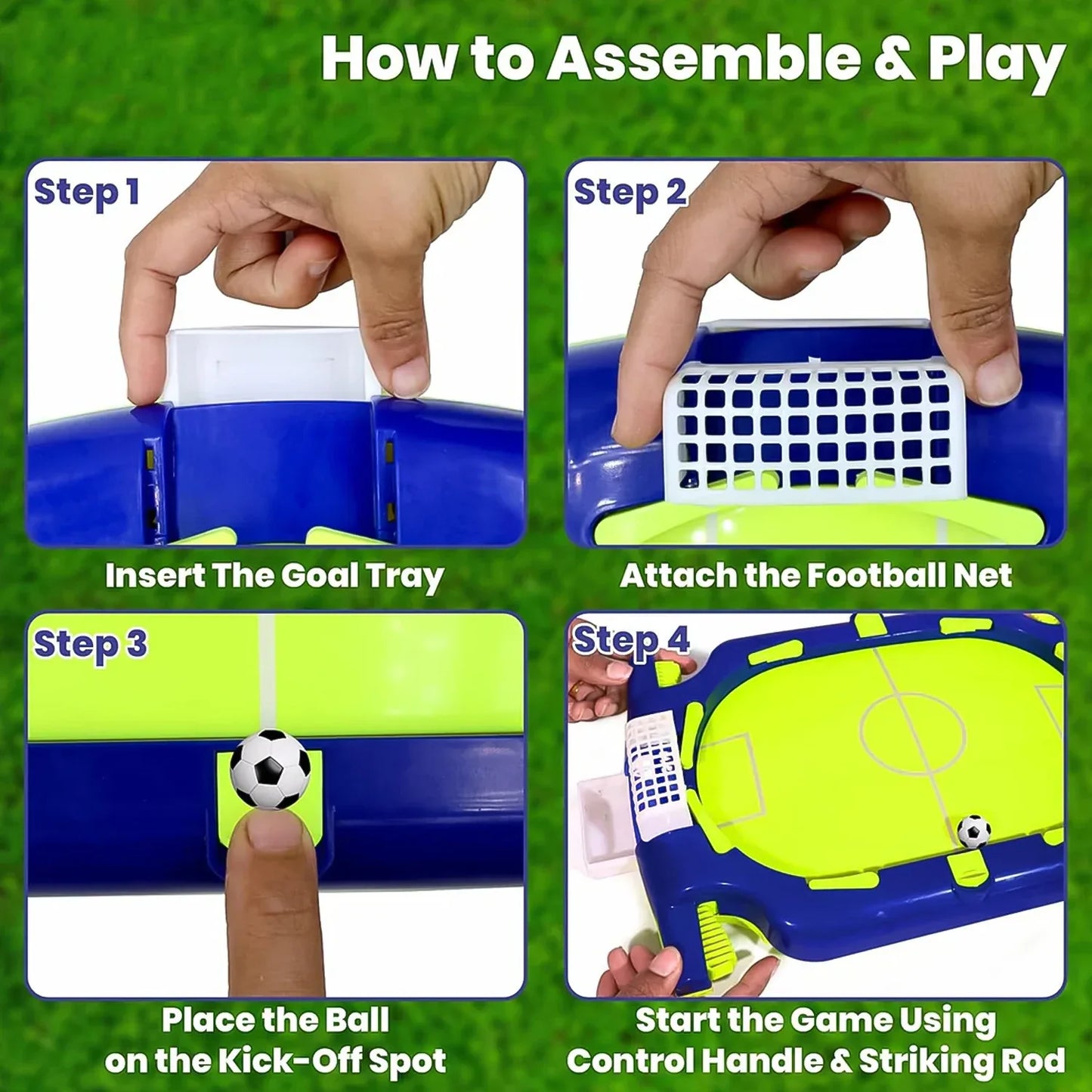 Aditi Interactive Tabletop Football Flickers Game Set - Zidbik