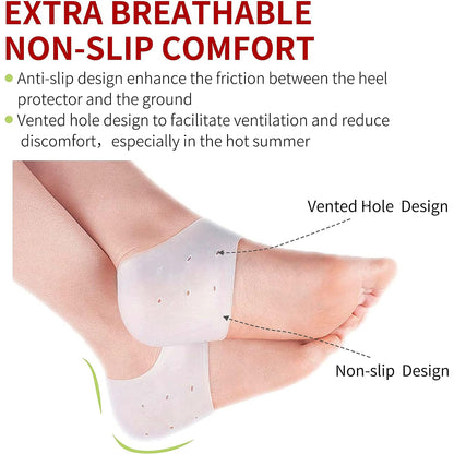 Kid Silicone Heel Protectors (1 Pair) - Zidbik