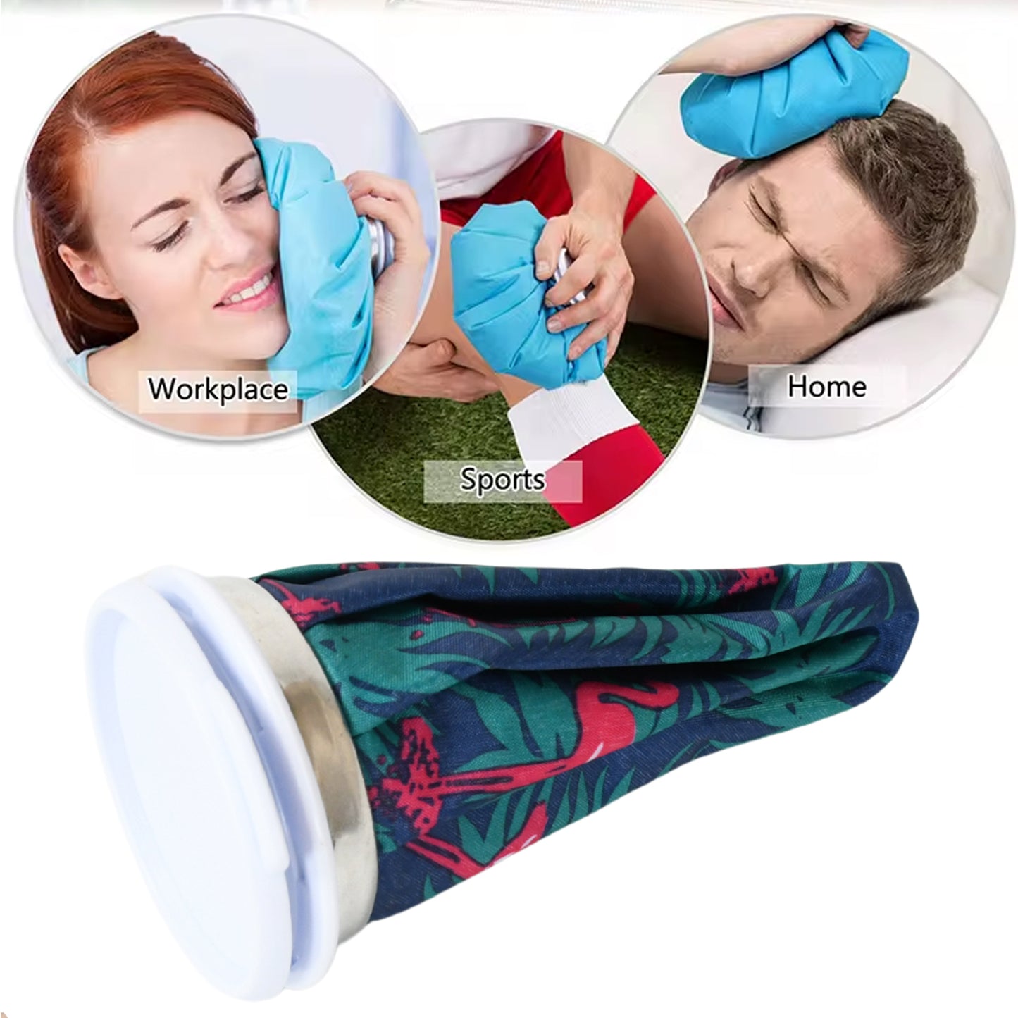 12984 Painreliever Ice Bag Used To Overcome Joints Pain In Body (16cm) - Zidbik