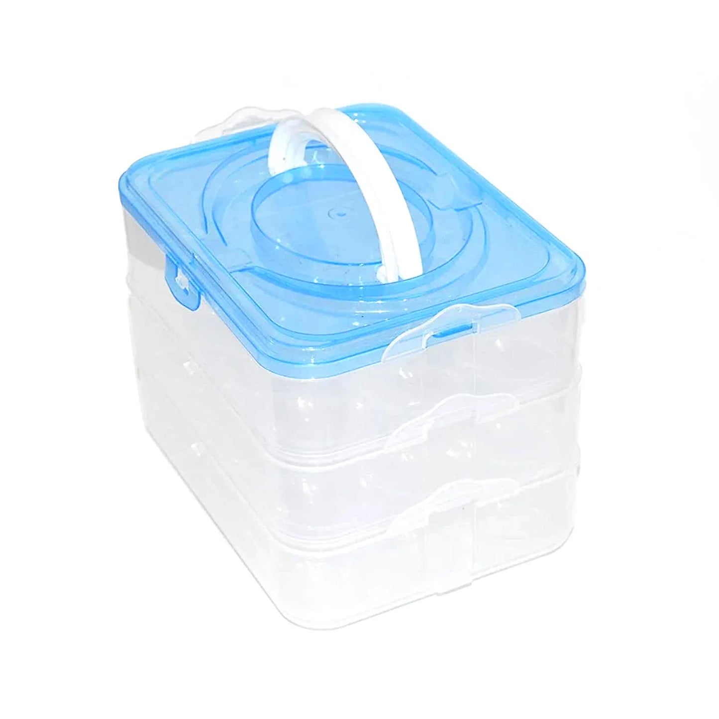2643 3-layer Plastic Refrigerator Egg Storage Box (36 Grid) - Zidbik