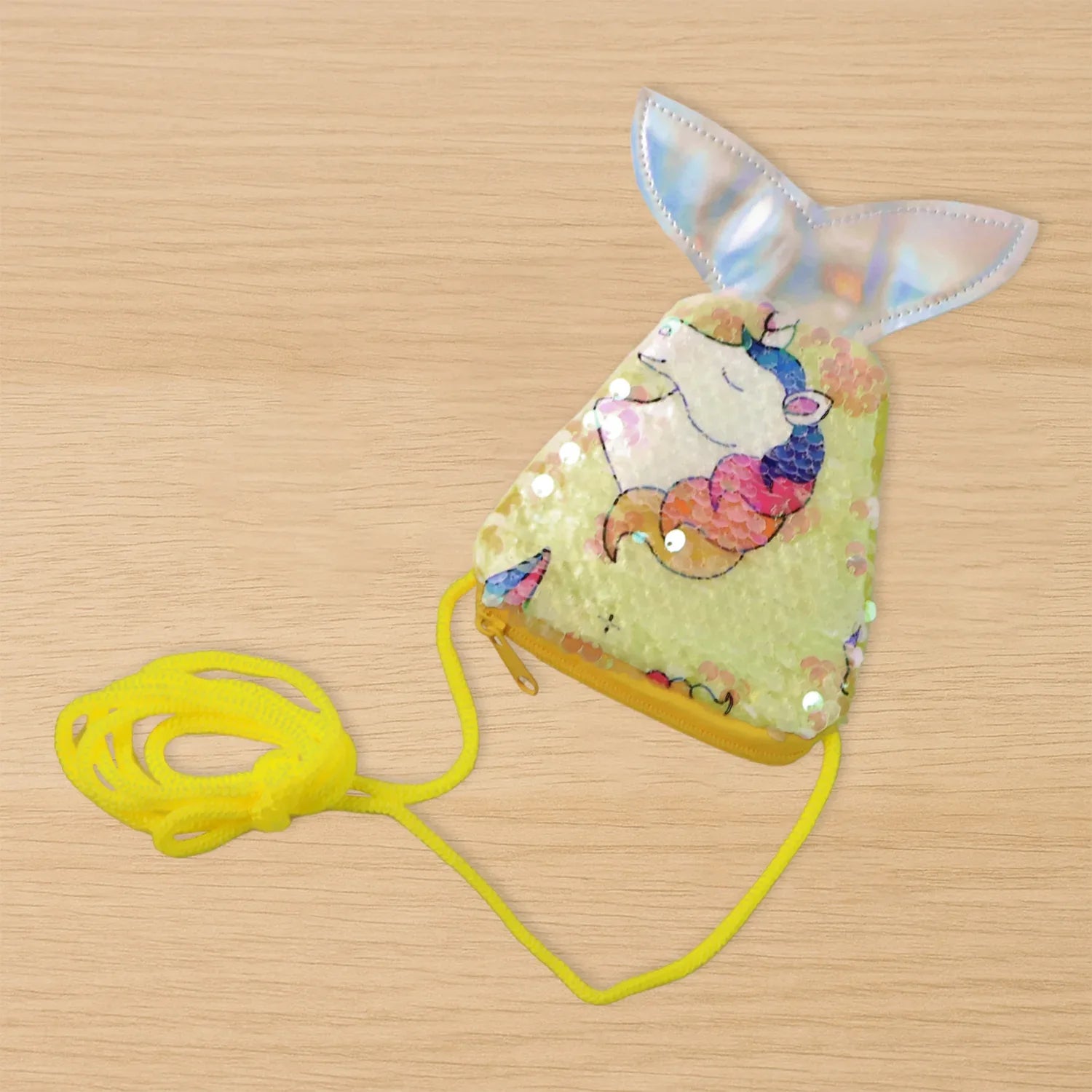 Mermaid Tail Shaped Kids Sling Bag - (1 Pc) - Zidbik