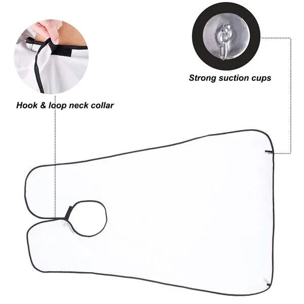1417 Beard Apron Hair Clippings Catcher Grooming Bib - Zidbik