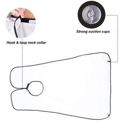 1417 Beard Apron Hair Clippings Catcher Grooming Bib - Zidbik