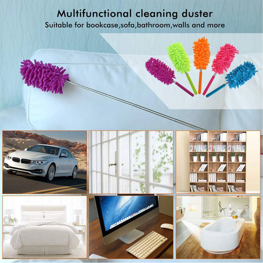 6017 Multipurpose Microfiber Fan Cleaning Duster For Quick And Easy Cleaning - Zidbik