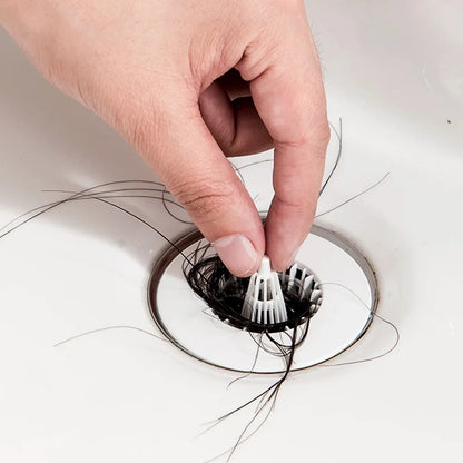 5 Pcs Multipurpose Sink Drain Hair Catcher Strainer Filter (3045 Mm) - Zidbik