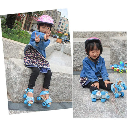 7592 Roller Skates For Kids Very Adjustable Comfortable To Use Roller Skate Skating (Pair Of 1) - Zidbik