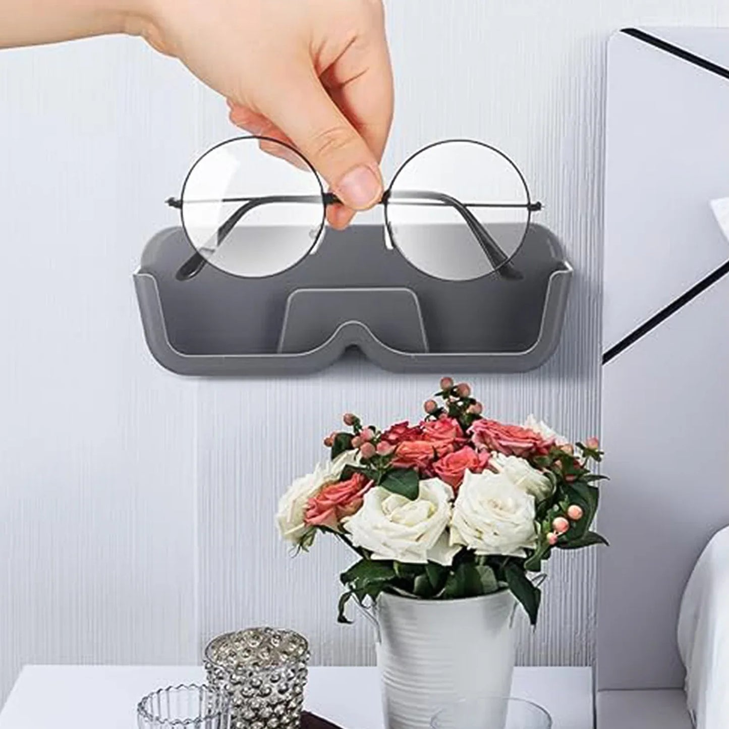 Wall Mounted Sunglasses Holder (Mixcolor 1 Pc) - Zidbik
