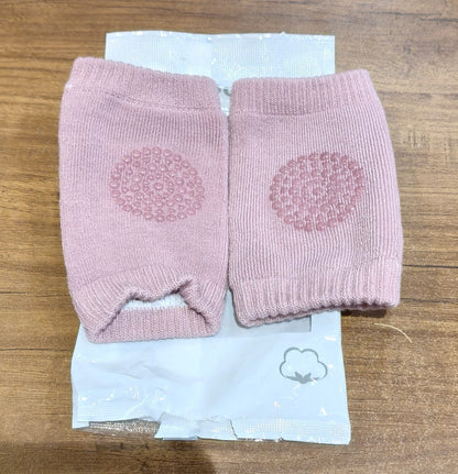 Pink Toddler Wool Knit Leg Warmer (Knee Guard) - Zidbik