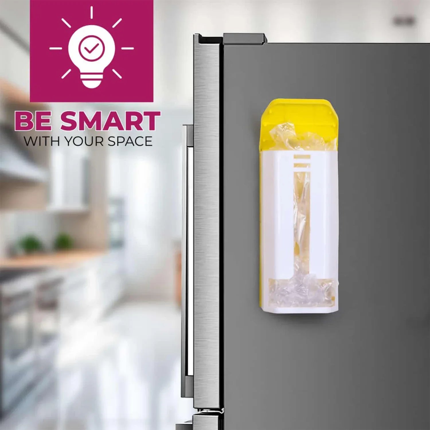 Wall-mounted Plastic Bag - (1 Pc) - Zidbik