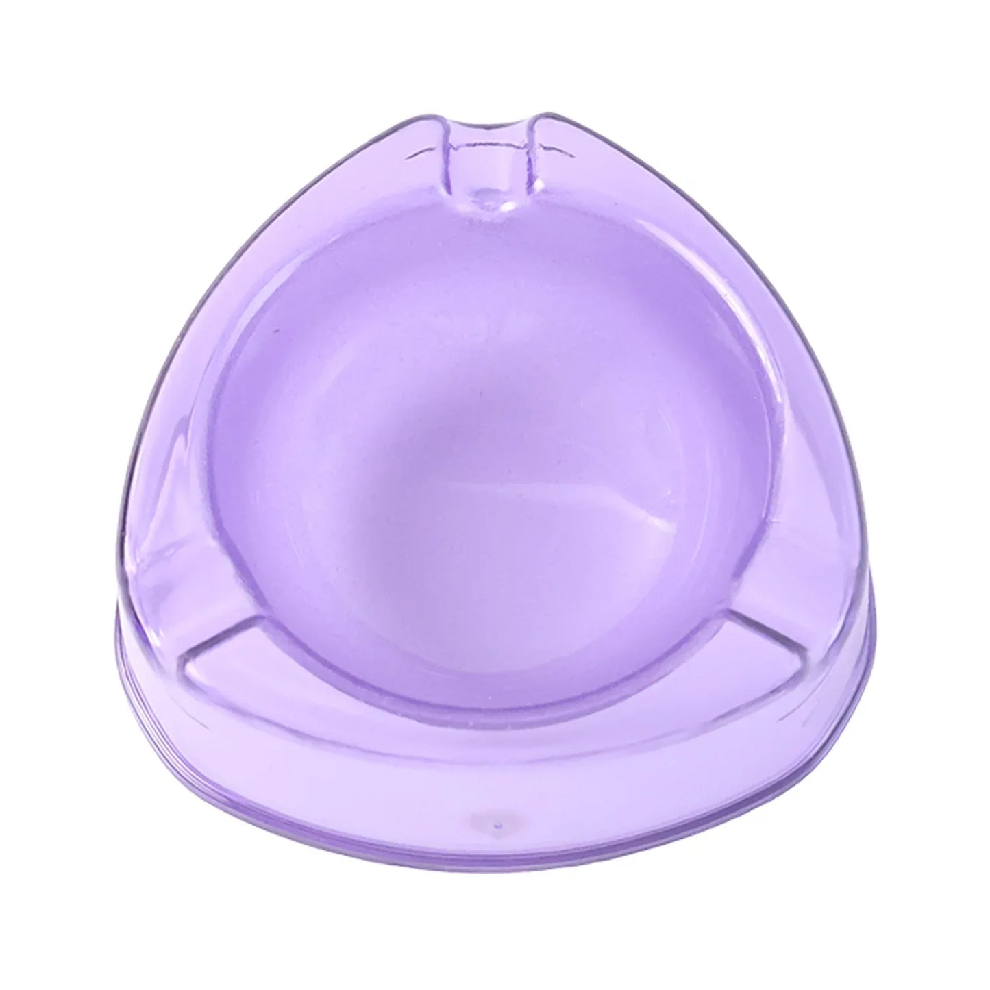 Oblivion Transparent Pueple Plastic Ashtray (1 Pc) - Zidbik