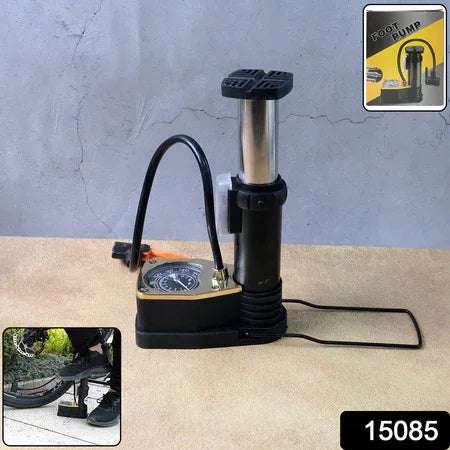 Portable High Pressure Foot Air Pump With Needle (1 Pc) - Zidbik