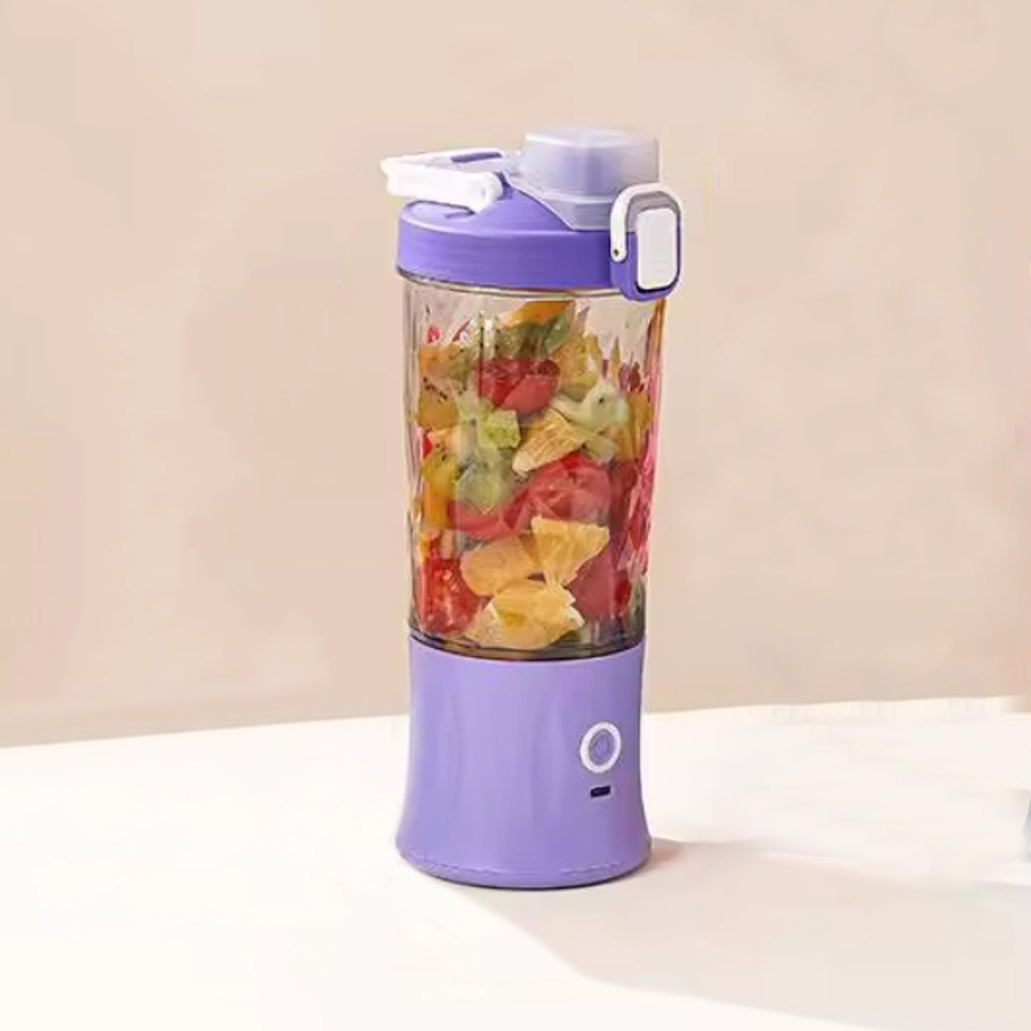 Eletric Crusher Juicer With Multicolor Light 8 Blades (600 Ml  Multicolor) - Zidbik