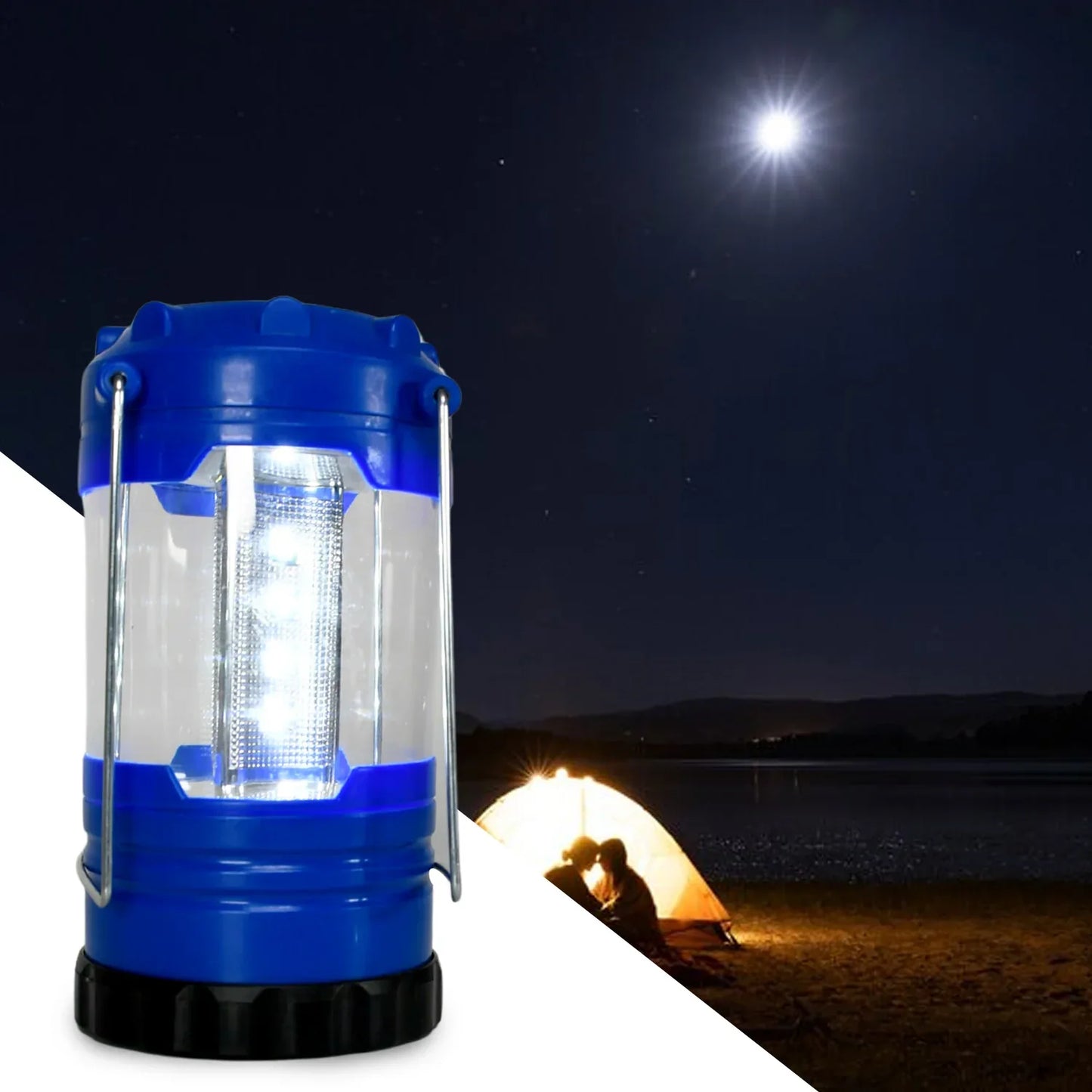 12690 Camping Lanterns White Light Safe Durable Tent Light Portable And Lightweight For Hiking Night Fishing For Camping Waterproof Battery Battery Operated Light (Battery Not Included) - Zidbik