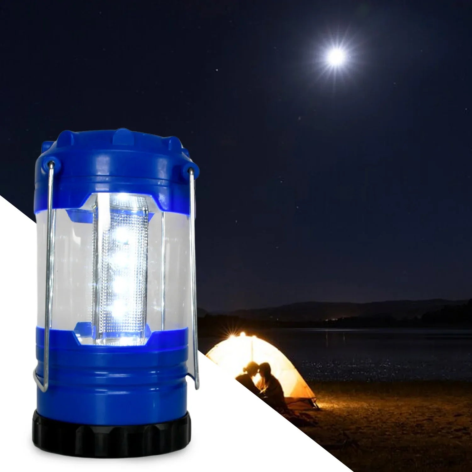 12690 Camping Lanterns White Light Safe Durable Tent Light Portable And Lightweight For Hiking Night Fishing For Camping Waterproof Battery Battery Operated Light (Battery Not Included) - Zidbik