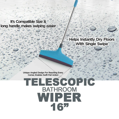 8709a Adjustable Bathroomfloor Stainless Steel Rod Wiper - Zidbik