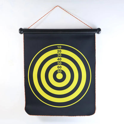 Roll-up Double-sided Dartboard Game (1 Set) - Zidbik