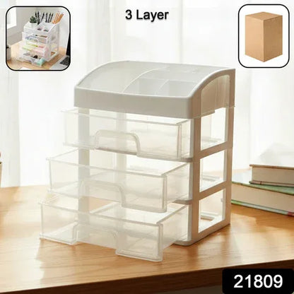 3 Layer Multipurpose Desktop Storage Organizer - Zidbik