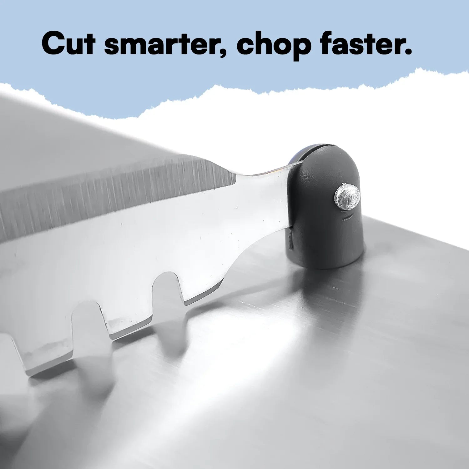 Supermom Stainless Steel Multifunctional Cut Chop Vegetable Slicer Tool (1 Pc) - Zidbik