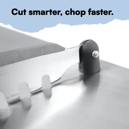 Supermom Stainless Steel Multifunctional Cut Chop Vegetable Slicer Tool (1 Pc) - Zidbik