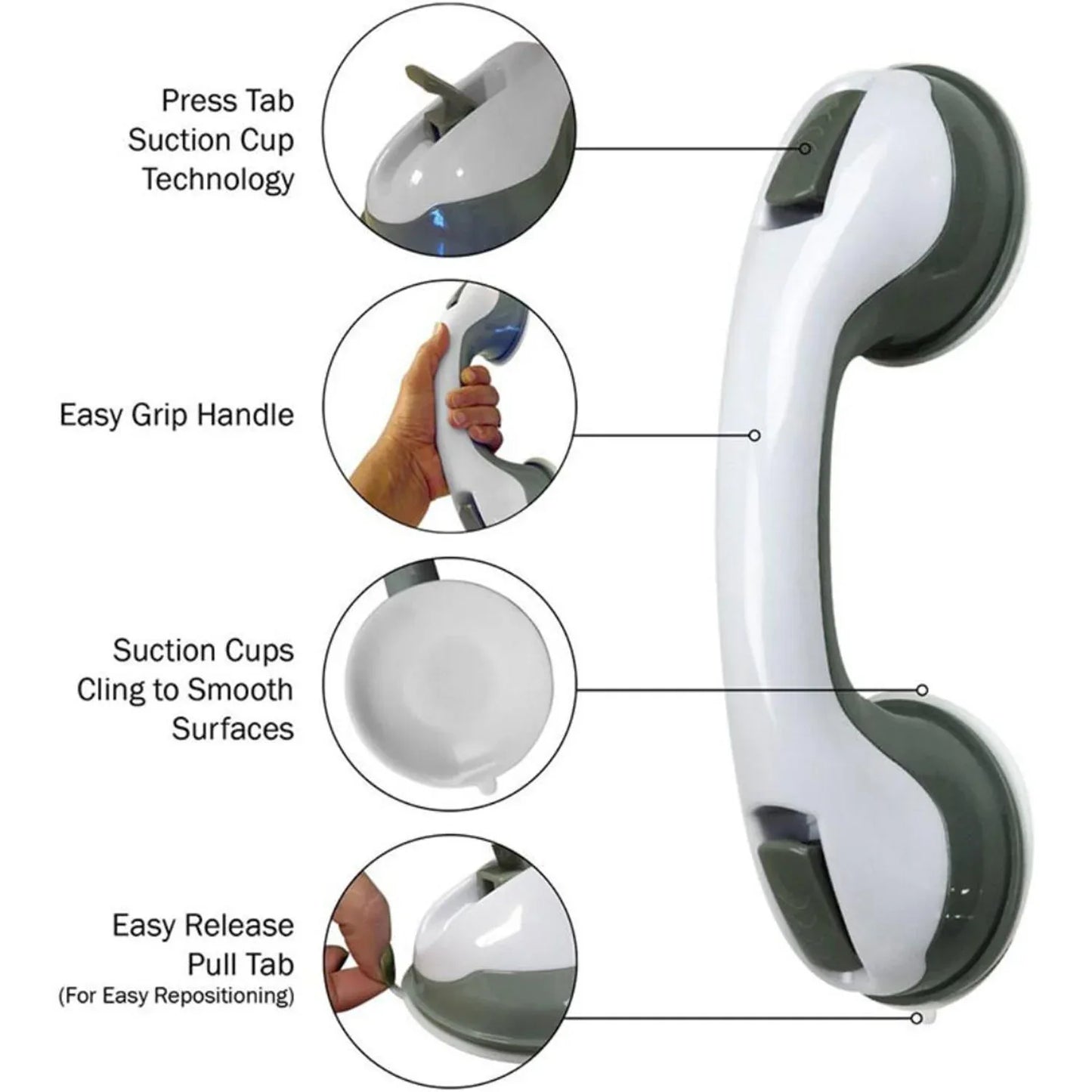 6148 Helping Handle Used To Give A Helpful Handle In Case Of Door Stuck And Lack Of Opening It And All Purposes And Can Be Used In Mostly Any Kinds Of Places Like Offices And Household Etc. - Zidbik