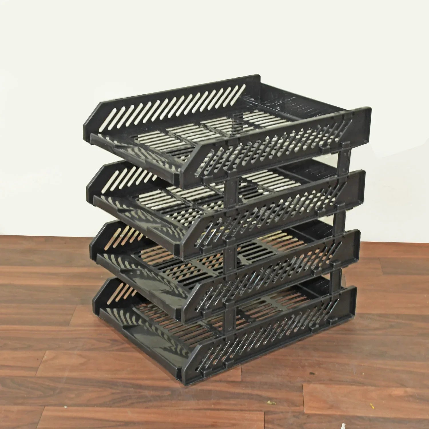 8865 File Cabinets Storage Rack Magazine Newspaper Rack Filing Cabinet Four-layer File Rack Stacking Rack Desktop File Storage Rack Office Data File Rack Drawer Type Classification Cabinet Desktop File Holder Organizer For Office (4 Layer) - Zidbik