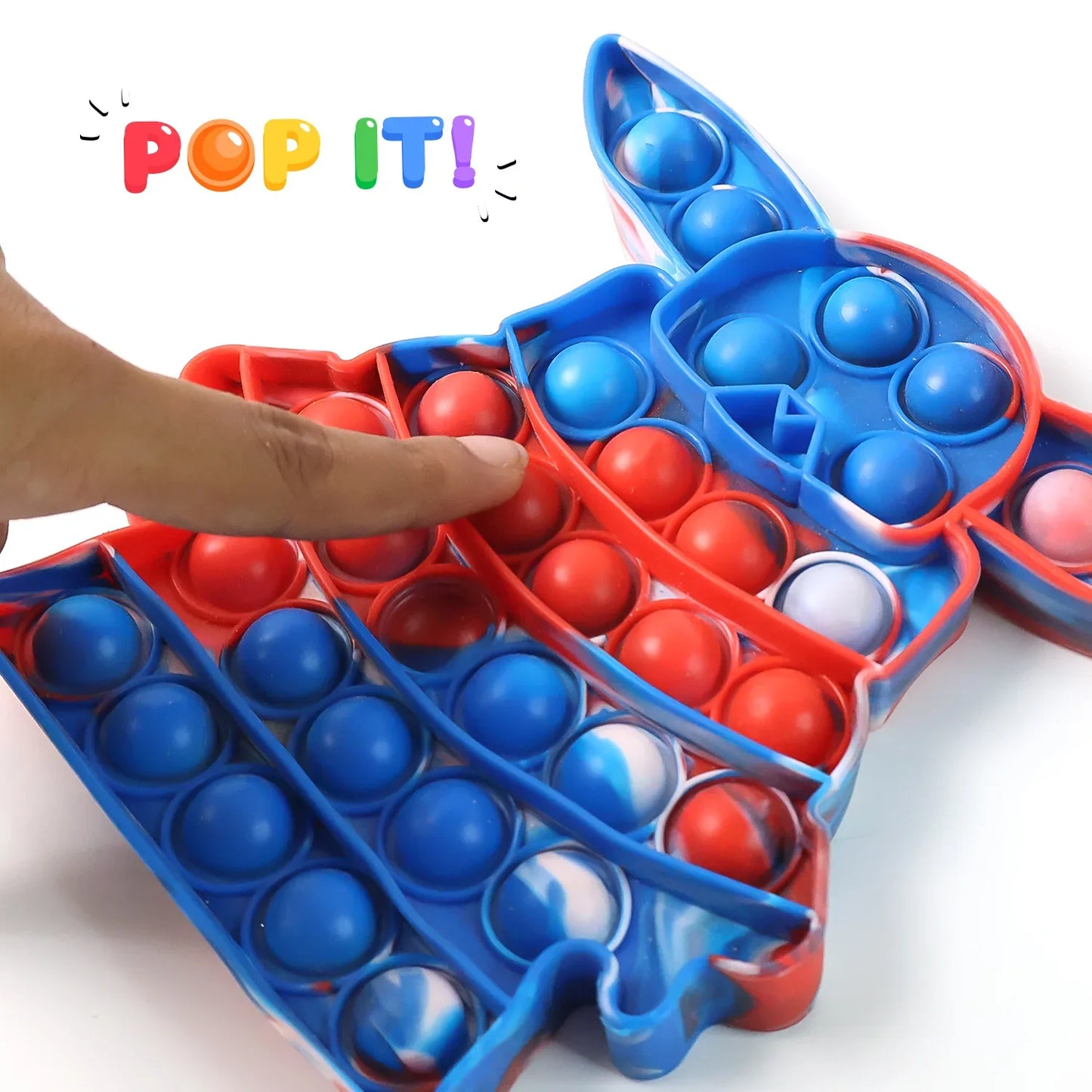 Premium Cartoon Shape Silicone Pop It Fidget Toy (1 Pc) - Zidbik